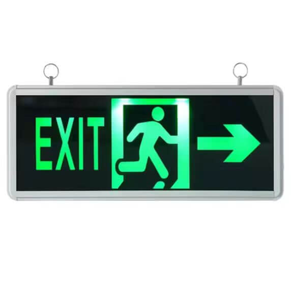Emergency light sign Emergency light sign